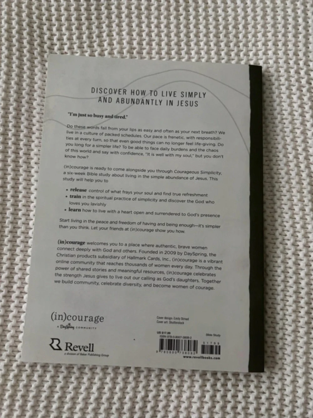 (in)courage Bible Study Workbook - NEW
